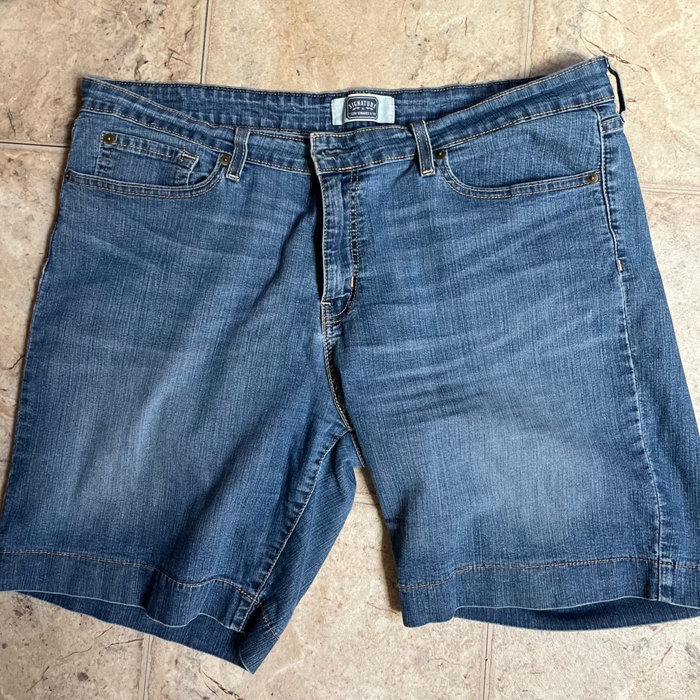 L.L. Bean Women's Denim Shorts - Blue